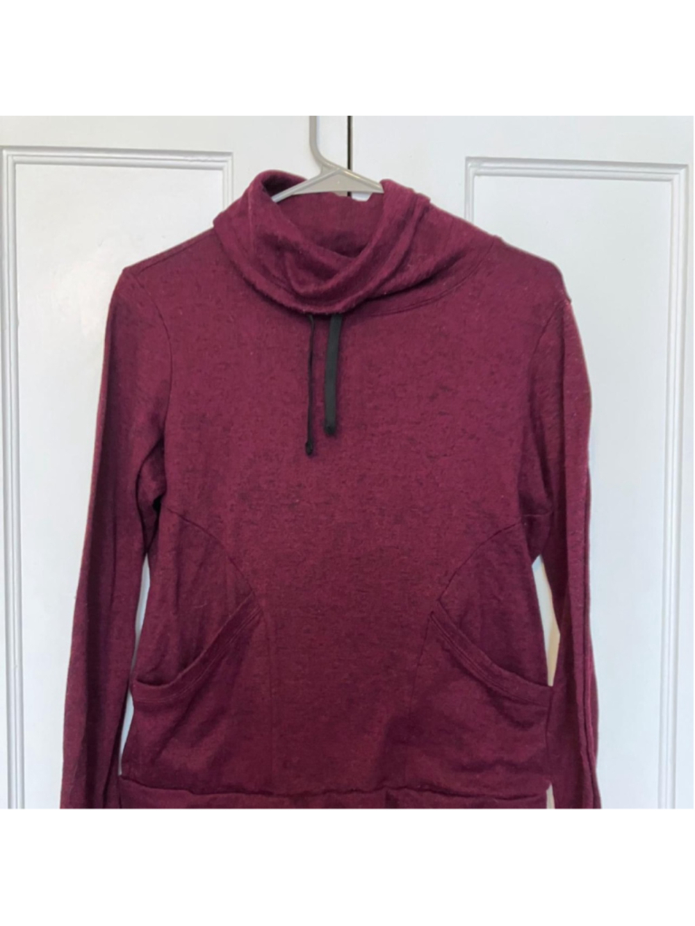 Old Navy Burgundy Cowl Neck Pullover (Small)